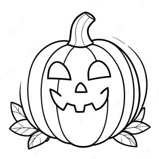 Pagina Da Colorare Del Jack Olantern Sorridente 46716-10214