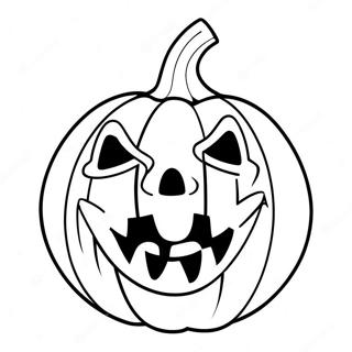 Pagina Da Colorare Del Jack Olantern Spaventoso 46717-10218