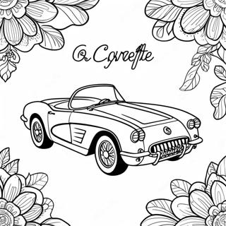 Pagina Da Colorare Della Corvette Classica 46895-10255