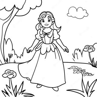 Pagina Da Colorare Di Wendy Darling In Una Scena Da Sogno 47102-10300