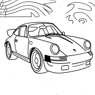 Porsche Pagine Da Colorare