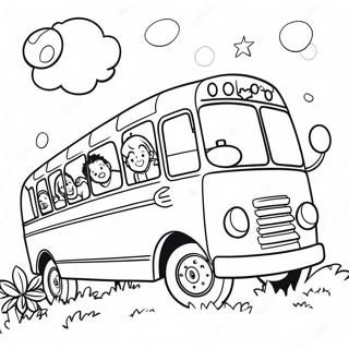 Pagina Da Colorare Dellavventura Del Magic School Bus 49691-10871