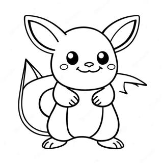 Raichu Pagine Da Colorare