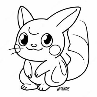 Raichu Tipo Elettrico Pagina Da Colorare 49982-10930