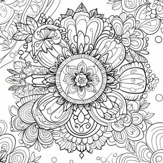 Mandala Di Natale Tradizionale Da Colorare 50358-11027