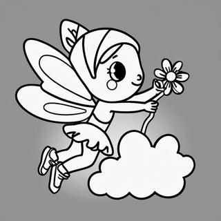 Fata Stravagante Che Vola Da Colorare 50550 11066