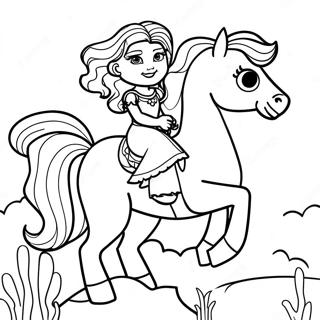 Merida A Cavallo Da Colorare 50819-11121