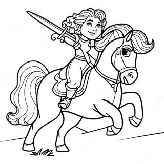 Merida A Cavallo Da Colorare 50819-11123