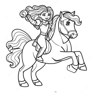 Merida A Cavallo Da Colorare 50819-11124