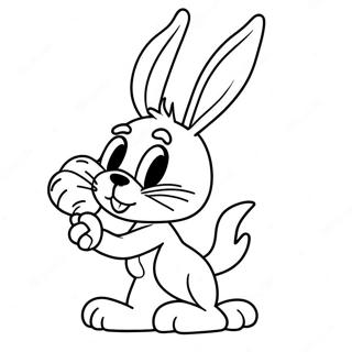 Bugs Bunny Con Carota Da Colorare 51447-11252