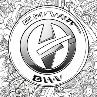 Disegno Da Colorare Del Logo Classico Bmw 52188-11418