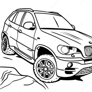 Bmw X5 Fuoristrada Disegno Da Colorare 52189-11422