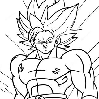 Broly Pagine Da Colorare