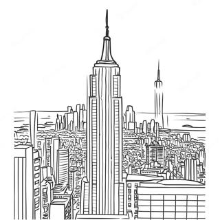 Pagina Da Colorare Dellempire State Building 53472 11708