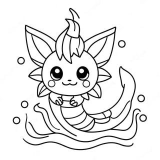 Vaporeon Pagine Da Colorare