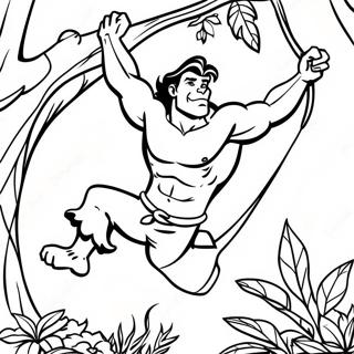 Tarzan Pagine Da Colorare