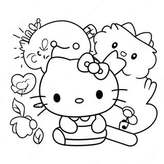 Hello Kitty Pagine Da Colorare