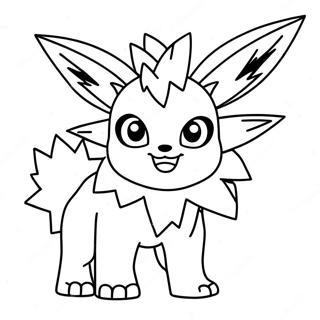 Pagina Da Colorare Di Jolteon In Azione 56823-12434