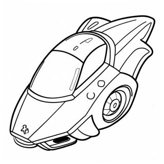 Pagina Da Colorare Del Tiro Aereo Di Rocket League 57109-12507