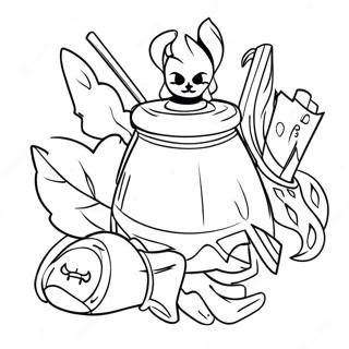 Pagina Da Colorare Dellincantesimo Magico Di League Of Legends 57207-12521