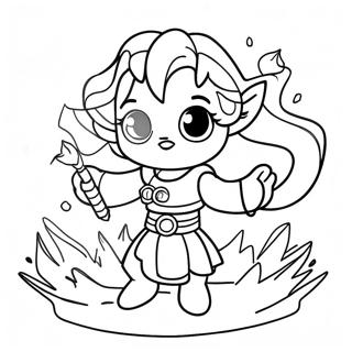 Pagina Da Colorare Dellincantesimo Magico Di League Of Legends 57207-12523