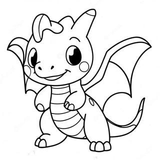 Carino Dragonite Che Vola Da Colorare 58203-12732