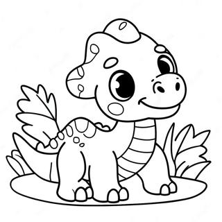 Carino Baby Dinosauro Da Colorare 58556-12814