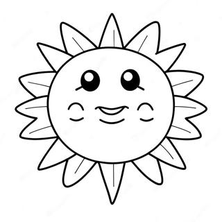 Sole Carino Da Colorare 60952-13378