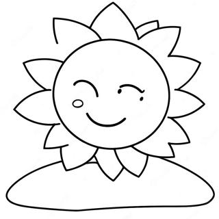 Sole Con Arcobaleno Da Colorare 60953 13383