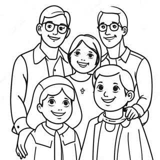 Famiglia Felice Disegno Da Colorare 61497-13510