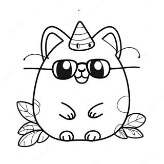 Pusheen Pagine da Colorare