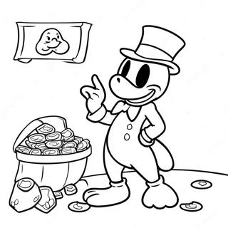 Pagina Da Colorare Del Tesoro Di Paperon De Paperoni 64985-14110