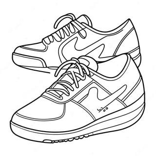 Pagina Da Colorare Di Design Di Sneakers Cool 65446-14310