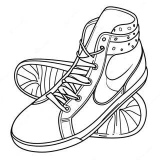 Pagina Da Colorare Di Design Di Sneakers Cool 65446-14311