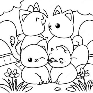 Giocosi Gattini In Primavera Da Colorare 657 1600