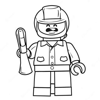 Pagina Da Colorare Del Minifigure Lego Divertente 6647-1759