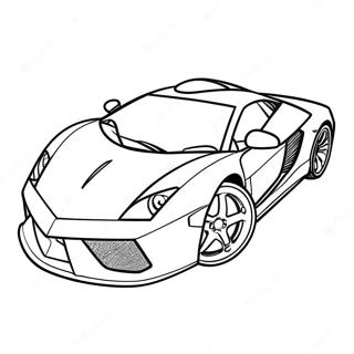 Supercar Auto Sportive Pagine Da Colorare