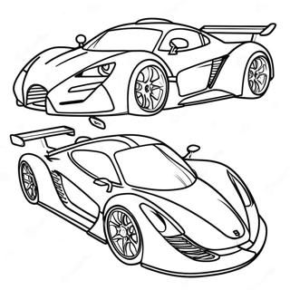 Pagina Da Colorare Di Supercar Sportive Futuristiche 67976 14881