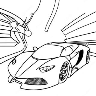 Pagina Da Colorare Di Supercar Sportive Futuristiche 67976 14883