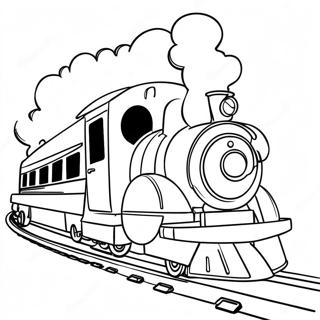 Pagina Da Colorare Del Carino Treno Che Avanza 68318-14954