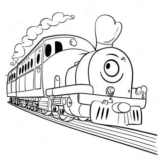 Pagina Da Colorare Del Carino Treno Che Avanza 68318-14955