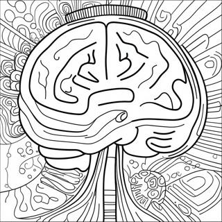 Pagina Da Colorare Anatomia Del Cervello Realistica 69123-15144