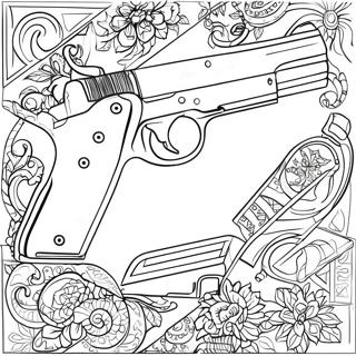 Pagina Da Colorare Della Pistola 69766-15265