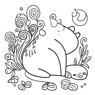 Pagina Da Colorare Del Mercoledi Fantasioso 7101-1120