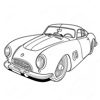 Pagina Da Colorare Auto Sportiva Vintage 71484 15652