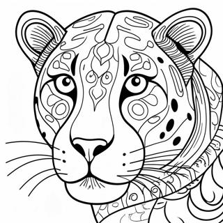 Leopardo Pagine Da Colorare