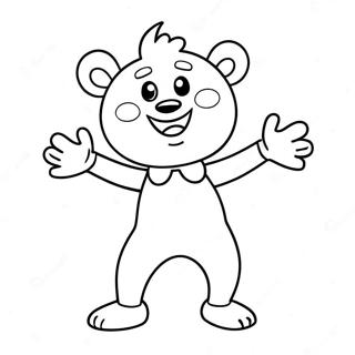 Pagina Da Colorare Di Huggy Wuggy Felice Che Ballano 71984 15837