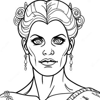 Pagina Da Colorare Della Sposa Di Frankenstein 72059-15897