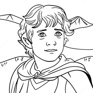 Pagina Da Colorare Dellavventura Di Frodo Baggins 72880-16529