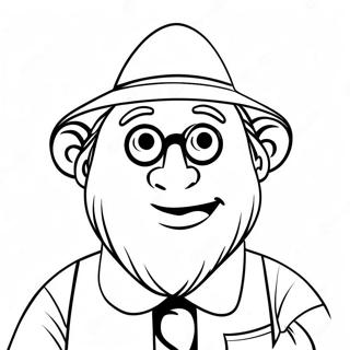 Pagina Da Colorare Con Personaggio Sarcastico Spiritoso 73088 16700